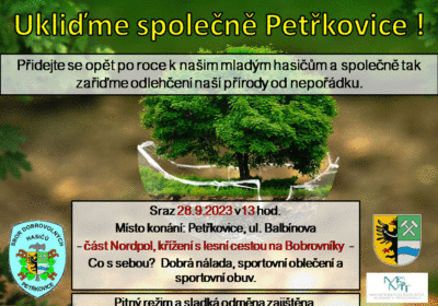 Ukliďme Petřkovice společně s dobrovolnými hasiči